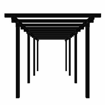 Cubic Doppelpergola 3 Module